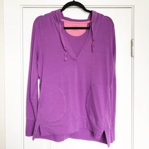 Sweatshirt Hoodie Size Medium Purple Tea Gear Pullover Lightweight
